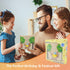 Sendhjurf 3-5 3-5-7 Montessori Busy Book for Toddlers Baby Family Quiet Book Activity Learning Travel Toys for Toddlers