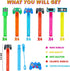 Video Game Party Favors, 24Pcs Video Game Bubble Wands for Kids, Cute Game Controller Bubble Wand for Gamer Birthday