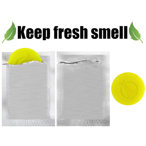 12 Pieces Diaper Pail Deodorizers, Baby Diaper Deodorizing Disc, Keep Diaper Pails Smelling Fresh, Yellow