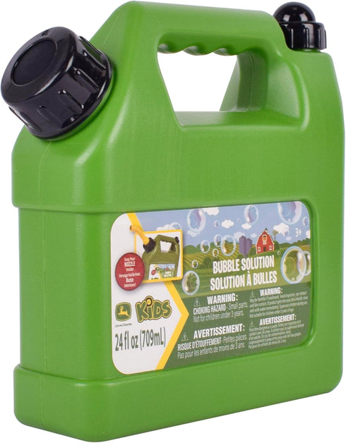 John Deere 24oz Bubble Bottle - Outdoor Summer Fun Bubble Refill