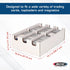 BCW 6 Cell Cargo Card Storage Box, 3x2 Trading Card Storage Box Holds 2100 Standard Cards, Assembly Required