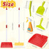 LIMIROLER Set Set Set, 3-6 (6PCS Set) Kids Cleaning Toy Toddlers Broom Dust Pan for Housekeeping Pretend Play Cleaning
