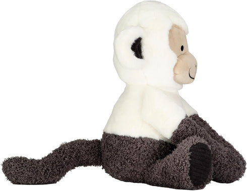 Lambs & Ivy Jungle Party White/Gray Plush Monkey Stuffed Animal Toy - Charlie
