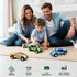 7.1 Inch Set 1/32 3 Pack, 3 4 5 6 7 8 9 Monster Truck Kid Toys ,Push and Go Friction Power Pull Back Wind up Race