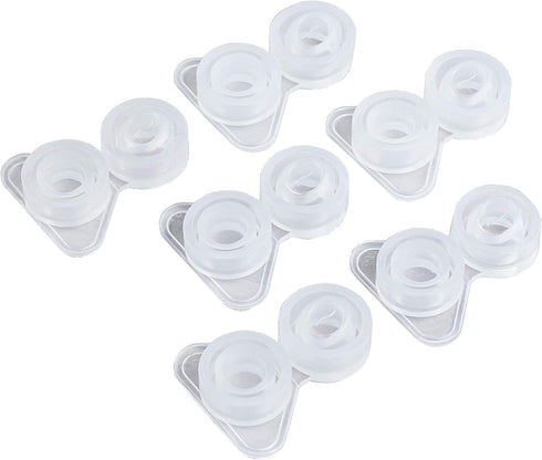 Set 6 Re-Play Replacement Valve for Sippy Cups - Easy to Clean, Made from Food Grade Silicone
