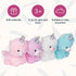 PixieCrush Unicorn Stuffed Animals for Girls Ages 3-8 - Mommy Cat Unicorn with 4 Baby Kittens Plushies