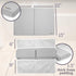 Elbow Set, (22 Inches 15 Inches)) Bath Kneeler, Baby Bath Kneeler and Rest Pad Kneeling Pad for Bathing Baby, Knee Pads