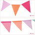 HESTYA 42 Pieces Multicolor Pennant Banner Flag - Triangle Bunting String for Birthdays, School, Carnival, Outdoor