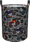 Gbuzozie Monster Truck Boys Style Round Laundry Hamper Storage Basket Toys Clothes Organizer