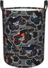 Gbuzozie Monster Truck Boys Style Round Laundry Hamper Storage Basket Toys Clothes Organizer