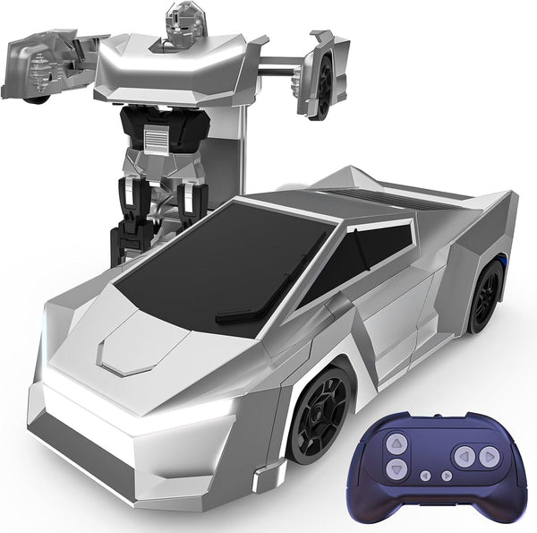 JOI MEW Cyber Remote Control Car for Kids, 2.4GHz Transform RC Truck