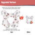 KAKIBLIN Baby Neck Pillow, Upgraded Baby Support Pillow,Babies Head Pillow,Neck Support Pillow for for Car Seat