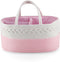 PandaEar Baby Diaper Caddy Organizer Cotton Rope Nursery Storage Basket Portable Car
