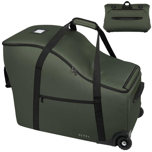 SCTEL Infant Car Seat Travel Bag for Airplane Compatible with Doona Car