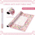 Sonwyoung 1 31.5 31.5 Chinoiserie Mahjong Mat with Carrying Bag x Pink and White Rubber Anti Slip and Noise Reduction
