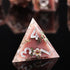 D&D Sharp Edge Polyhedral Dice Set, Mini Planet Dice for Dungeons and Dragons (Maidens)
