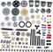 116PCS Gear and Axle Set for Technic Parts, DIY Gears Assortment Pack Compatible with Major Brand Technic Parts