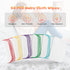 54 Packs 8x8 inch Flannel Cloth Baby Wipes with Dispenser, Reusable Natural Skin-Friendly Baby Wipes, Body Face Hand