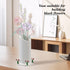 Latephiy Set, 10328 10342, Vase Building White Vase for Roses Flowers Bouquet for Women Adult Flower Lovers, Christmas