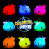 1-3, 1 6-12 Gigilli Baby Bath Toys, Magnetic Rechargeable Light Up Whale Bath Toys for Kids Ages Toddler Bathtub Pool