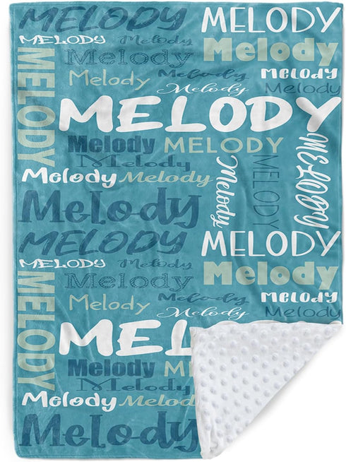 KAINSY Custom Baby Blanket, Baby Personalized Name Blanket for Boys Kids with