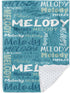 KAINSY Custom Baby Blanket, Baby Personalized Name Blanket for Boys Kids with