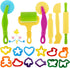 Dough Tools Set for Kids Ages 2-4 - 25pc Creative Play Accessories with Molds and Cutters
