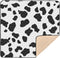 KLUVIO Cow Print Baby Play Mat 50" X 50" Thicken Cushioned Baby Mats