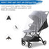 2 Pack Baby Mosquito Net for Stroller, Durable Bug Net for Car Seats, Bassinets, and Playards