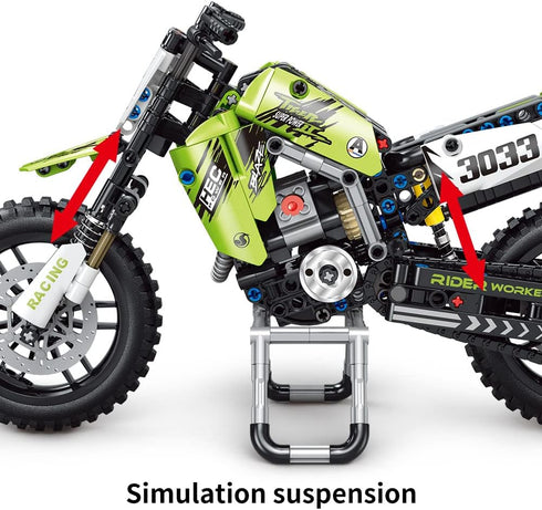 Mesiondy Sets,Toys (476 Motorcycle Toy Building Blocks Kit,Stem Bricks for Boys & Adults,Build A Model Motorcycle