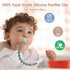 Loviomad 100% Pacifier Clips Baby Boys: One-Piece Baby Pacifier Clip, Food Grade Silicone, Pacifier Holder Clip