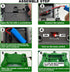 2.4Ghz Remote Control Garbage Truck Toys - 1/24 RC Truck with 4 Trash Cans, 6 Channel Remote Control, Gifts for Boys 3+