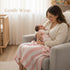 5 Set, 100% Muslin Baby Towel Pieces Organic Cotton, Soft & Absorbent for Newborns to Toddlers, Baby Registry or Shower