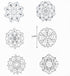 Ayhuhra 30 Sets Summer Mandala Suncatchers Wind Chimes Craft Kits DIY Window Art Suncatcher Mandala Flower Craft Art