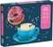Galison Daily Special 2-in-1 Shaped Puzzle Set, 625 Pieces Total – Two Puzzles Featuring a Donut and Coffee
