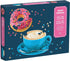 Galison Daily Special 2-in-1 Shaped Puzzle Set, 625 Pieces Total – Two Puzzles Featuring a Donut and Coffee