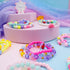 PinkSheep Toddler Bracelets for Girls - 36 Pcs Bulk Cute Jewelry for Ages 2-7, Princess Bracelets for Teen Girls