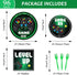 96 Pcs Video Game Plates and Napkins Party Supplies, Gaming Party Tableware Set for Kids Birthday