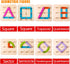 Set Set kizh Wooden Letter and Number Construction Activity Educational Preschool Toys Shape Color Recognition Pegboard