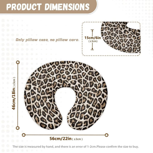 Mintulipy Leopard Nursing Pillow Cover Fits The Original Support Pillow for Breastfeeding and Bottle Feeding Leopard