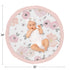 Tummy Sweet Jojo Designs Baby Play Mat (Pink/Grey Boho Floral) for Girls, Infant, Toddler Time Activity Floor Playmat
