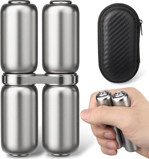 Amarlozn Handheld Fidget Hand Roller Toy for Kids Adults, Metal Fidget Spinner, Cool