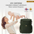 Backpack CEI-CEI Neoprene Diaper Bag with Insulated Pockets, Large Newborn Baby Maternity Bags Travel Tote