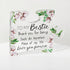 Bestie Gifts for Women - Engraved Acrylic Puzzle Piece 4.7 x 4.7 Inch - Friendship Gift for Girls, BFF Birthday