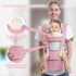 3-36 Baby Hip Seat Carrier - Ergonomic Infant Waist Stool with Hip Seat - Kangaroo Bag Front and Back Holder Months