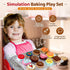 Set 1-3 3 4 5 Wooden Cookie Play Food for Kids Kitchen Accessories Food Toys for Toddlers Pretend Play Slice and Bake