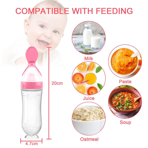 (3 6 90ML 2 Food Feeder Baby Fruit Feeder Pacifier Pcs) with Different Sized Silicone Pacifiers,Silicone Baby Food