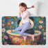 Yoogain 52" 34" Cartoon Panda Retro Bathtub Bed Underpads Waterproof Washable Potty Training Cover Breathable Pee Mats