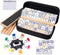 Mexican Train Dominoes Set with 4 Wooden Racks, Double 12 Dominos Game