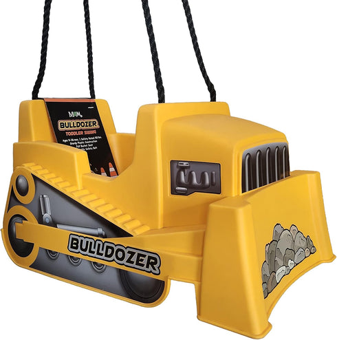 M & M Sales Enterprises Yellow Bulldozer Toddler Swing for Kids